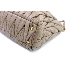 Miu Miu Shopping Pelle Tortora