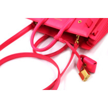 Saint Laurent Sac de Jour Nano Pelle Rosa Fluo
