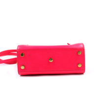 Saint Laurent Sac de Jour Nano Pelle Rosa Fluo