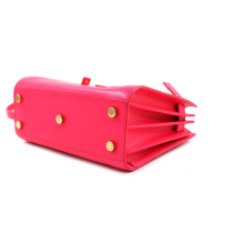 Saint Laurent Sac de Jour Nano Pelle Rosa Fluo