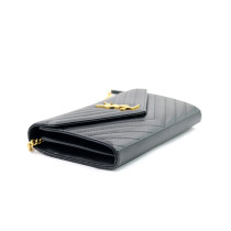 Saint Laurent Cassandre Pelle Nera