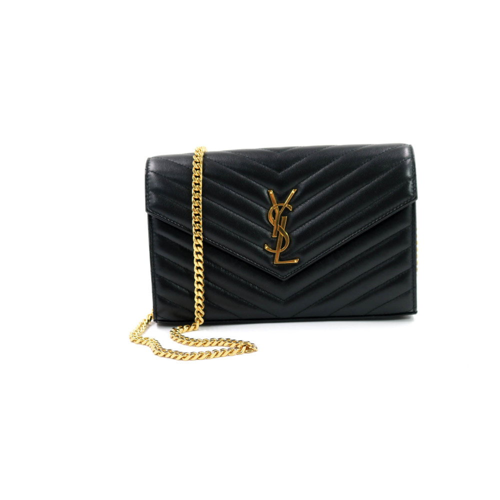 Saint Laurent Pochette Cassandre Pelle Nera