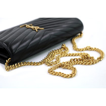 Saint Laurent Pochette Cassandre Pelle Nera