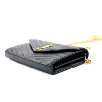 Saint Laurent Pochette Cassandre Pelle Nera