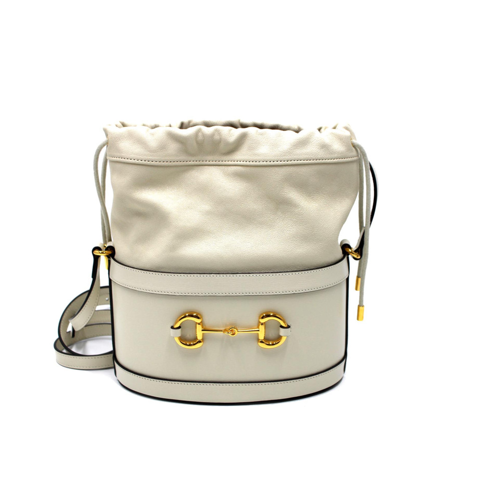 Gucci Bucket 1955 Pelle Avorio