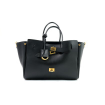 Balenciaga Bel Air Carry All Piccola Pelle d'Agnello Nera