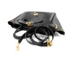 Balenciaga Bel Air Carry All Piccola Pelle d'Agnello Nera