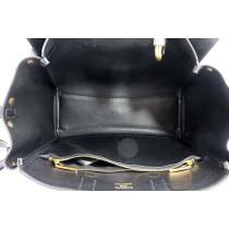 Balenciaga Bel Air Carry All Piccola Pelle d'Agnello Nera