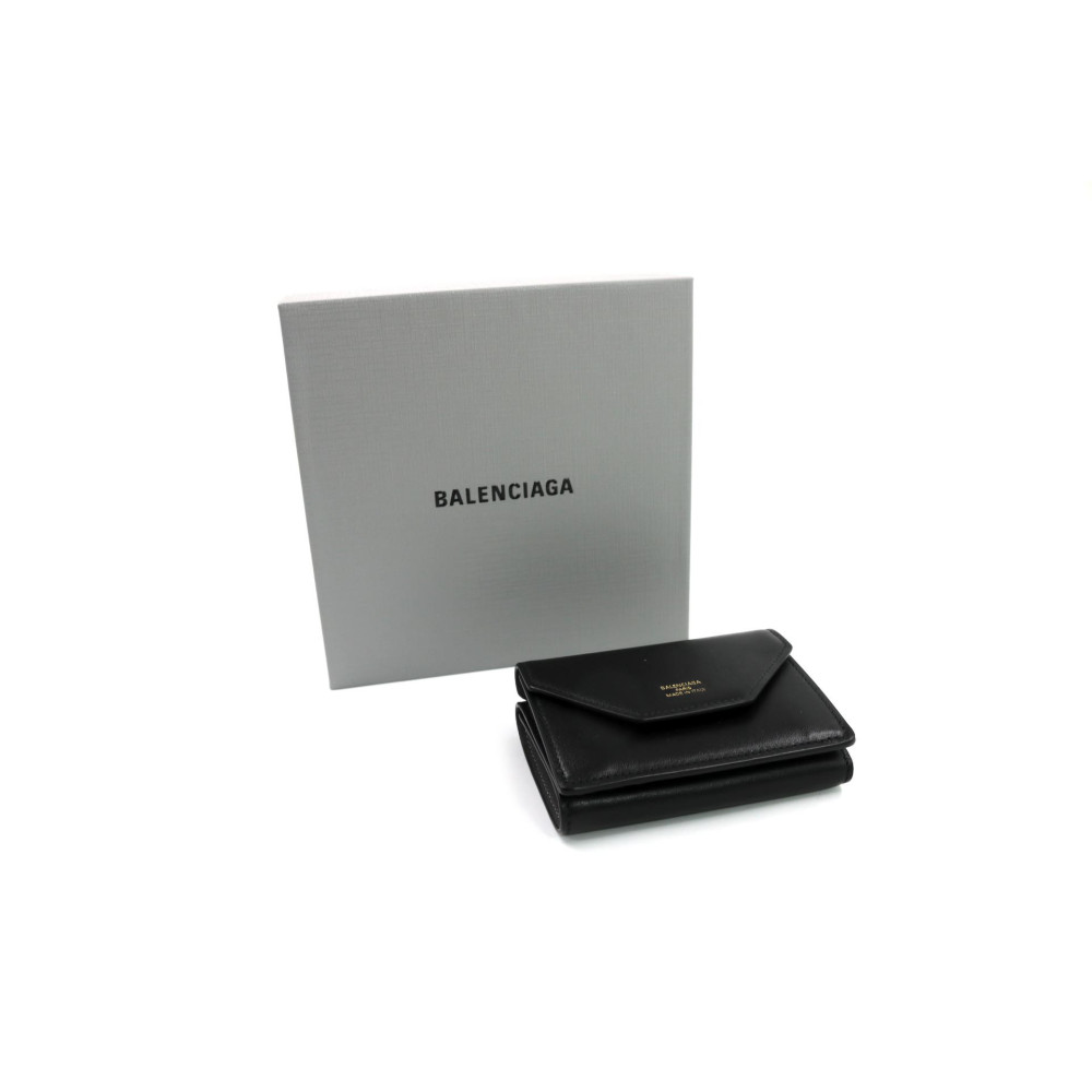Balenciaga Portafoglio Envelope Mini Pelle Nera