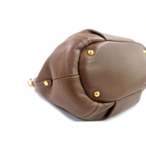 Prada Shopping Pelle Martellata Marrone Chiaro
