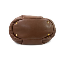 Prada Shopping Pelle Martellata Marrone Chiaro
