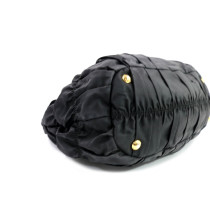Prada Shopping Tessuto Goffrato Nero
