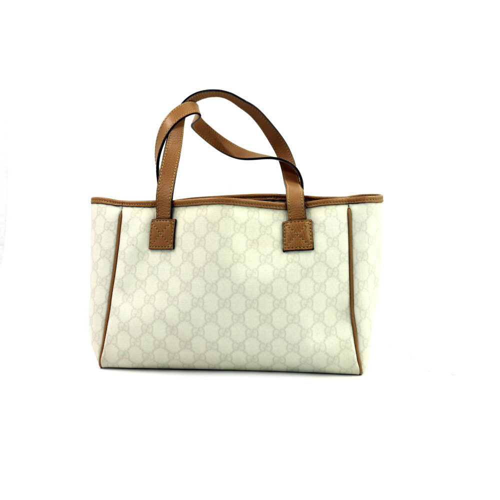 Gucci Shopping GG Supreme Bianco