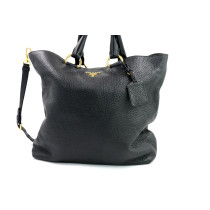 Prada Tote Shopping Pelle Nera
