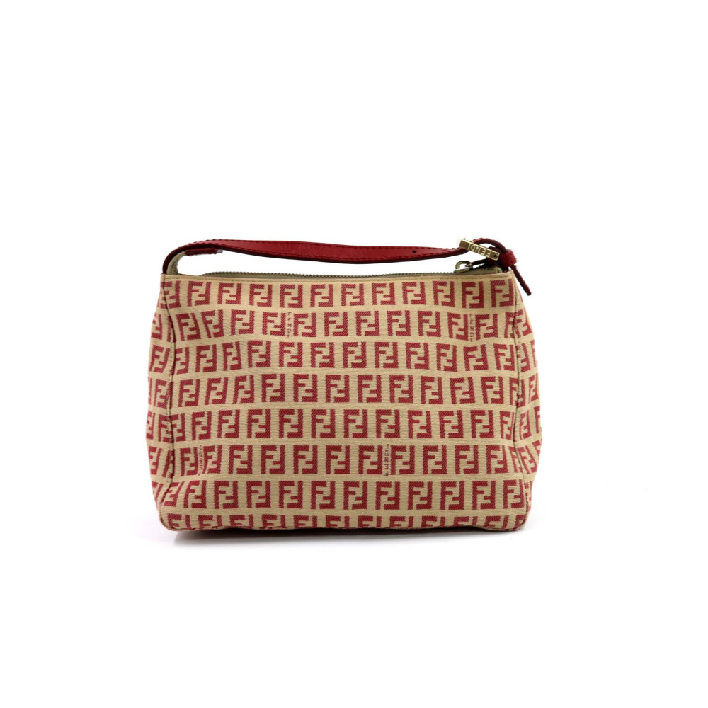 Fendi Mini Bag Zucchino Beige e Rosso