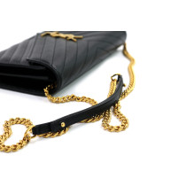 Saint Laurent Cassandre Pelle Nera