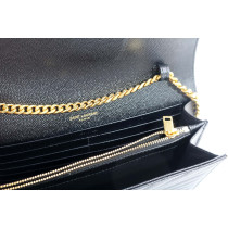 Saint Laurent Cassandre Pelle Nera
