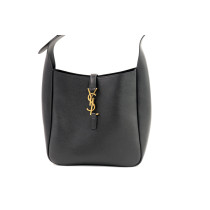 Saint Laurent Le 5 à 7 Pelle Martellata Nera