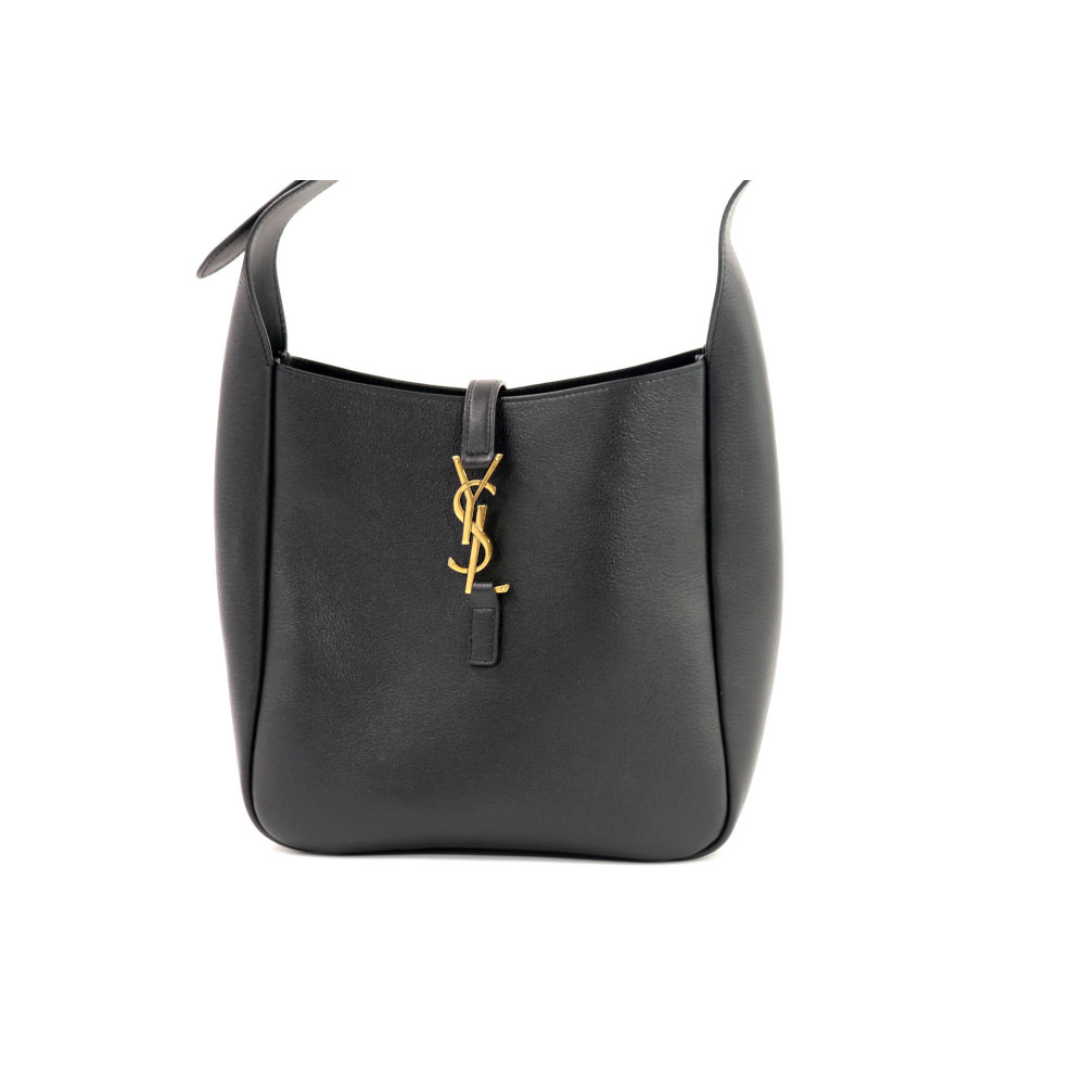 Saint Laurent Le 5 à 7 Pelle Martellata Nera