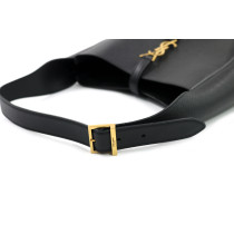 Saint Laurent Le 5 à 7 Pelle Martellata Nera