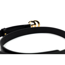 Gucci Cintura Marmont Pelle Nera