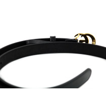 Gucci Cintura Marmont Pelle Nera