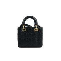 Dior Lady Dior Mini Pelle Nera