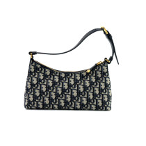 Dior Hobo Montaigne 30 Tela Jacquard Blu