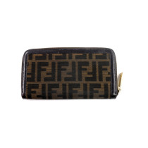 Fendi Portafoglio Zucca Marrone