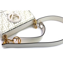 Fendi Kan PVC e Pelle Bianca