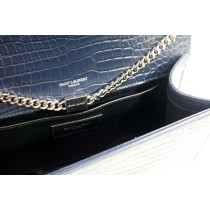 Saint Laurent Kate Pelle Blu