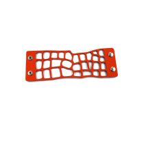 Hermés Bracciale Ecaille Pelle Arancio e Blu