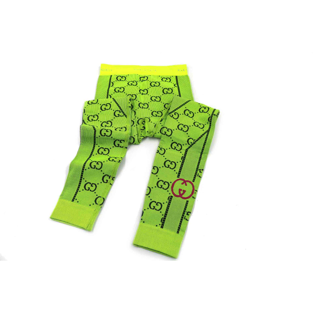 Gucci Leggings Verde Fluo