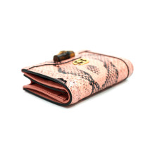 Gucci Portafoglio Pitone Rosa