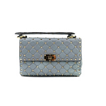 Valentino Spike Pelle Grigia