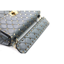 Valentino Spike Pelle Grigia