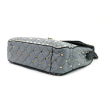 Valentino Spike Pelle Grigia