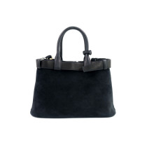 Prada Buckle Scamosciata Nera