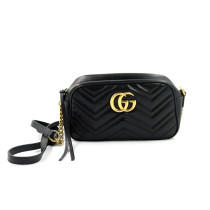 Gucci Kameratasche Schwarzes Leder