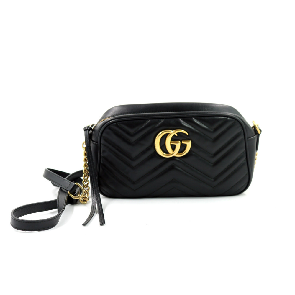 Gucci Camera Bag Cuir Noir