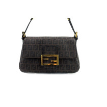 Fendi Mama Baguette Mini PVC Marrone