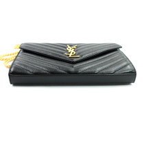 Saint Laurent Pochette Cassandre Pelle Nera