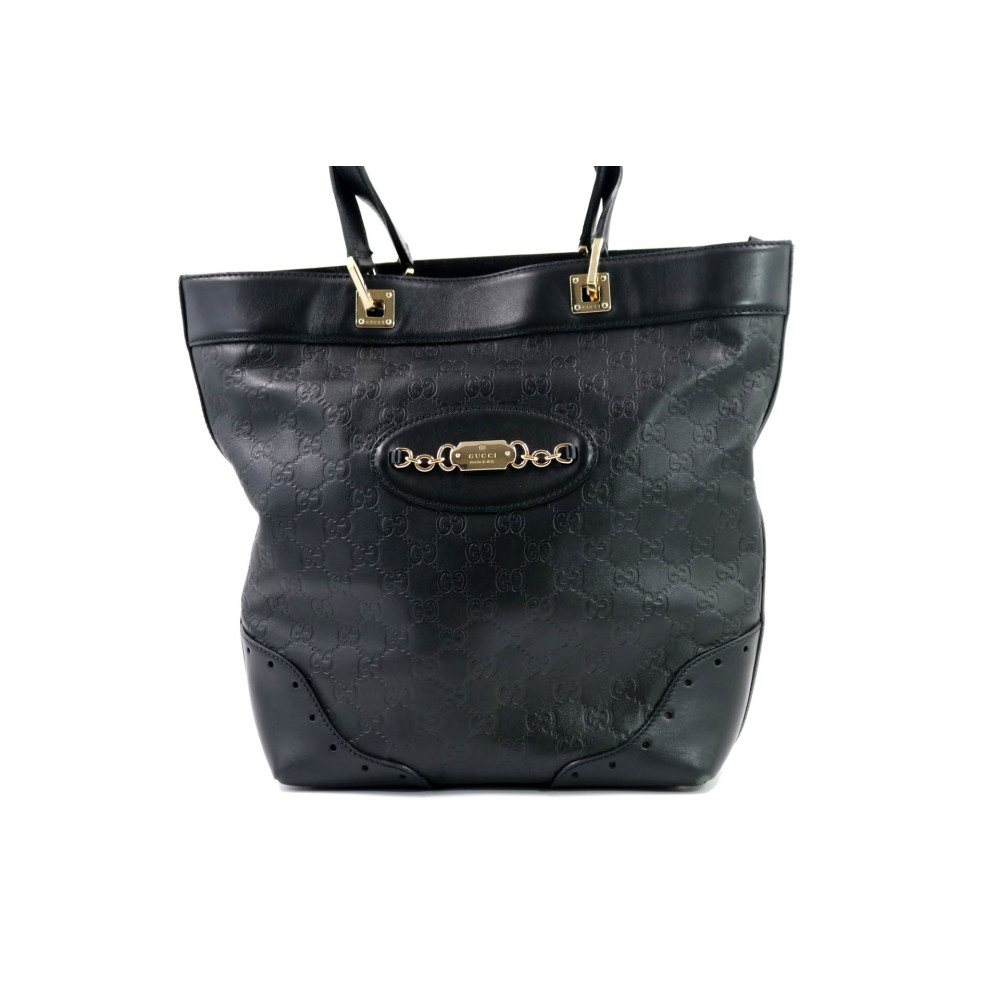 Gucci Punch Pelle Guccissima Nera