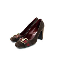 Gucci Scarpe Camoscio Marrone