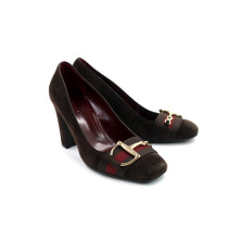 Gucci Scarpe Camoscio Marrone