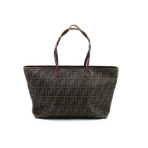 Fendi Shopping Roll Bag Zucca Marrone