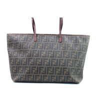 Fendi Shopping Roll Bag Zucca Marrone