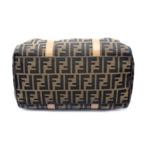 Fendi Boston Tela Marrone