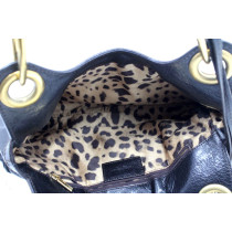 Dolce & Gabbana Black Leather Shopping Bag
