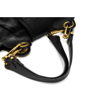 Dolce & Gabbana Black Leather Shopping Bag